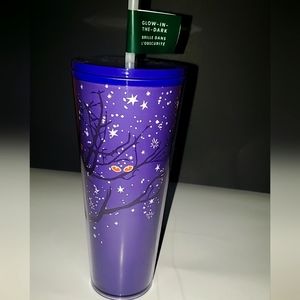 Starbucks Venti 24oz Tree & Eyes Glow In The Dark Tumbler